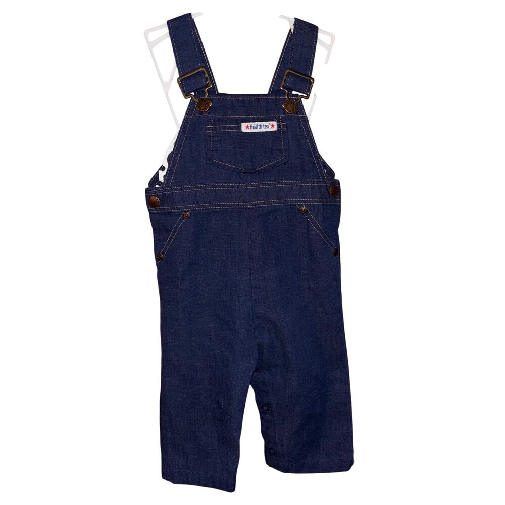Vintage health-Tex baby denim style overalls (size 12 months)